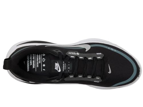 Nike Mens Vomero 18 Gore-TEX Black/Metallic Silver/Anthracite/White 8 Medium