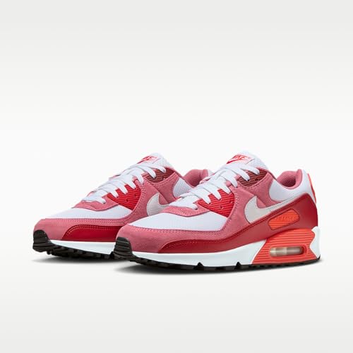 Nike Air Max 90 Men's Shoes (Peony/Light Crimson/Team Crimson/White) Size 10