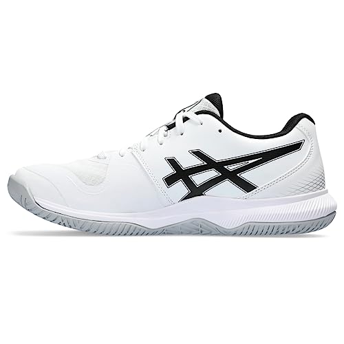ASICS Men's Gel-Tactic 12 Volleyball Shoes, 8.5, White/Black