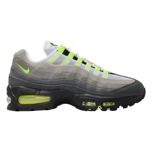 Nike Air Max 95 Big Bubble Neon Womens Running Shoes (Black/Neon Yelow/Anthracite/Light Graphite) Size 6