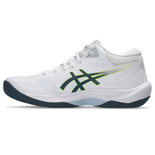 ASICS Men's Beyond FF MT 2 Volleyball Shoes, 10.5, White/RAW Indigo
