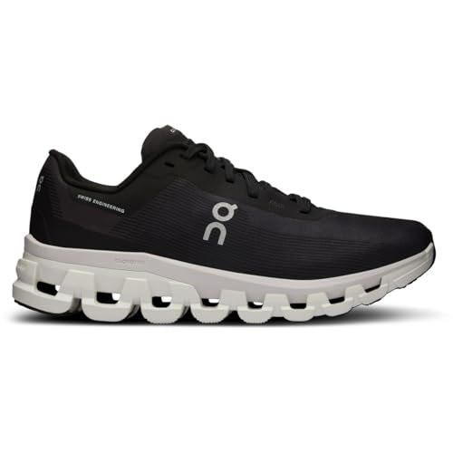 On Cloudflow 4 Women's - Color Black White - Size 9