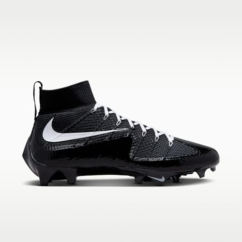 Nike Vapor Edge 360 Untouchable Men's Football Cleats (FQ0235-001, Black/White/Black/Volt) Size 11