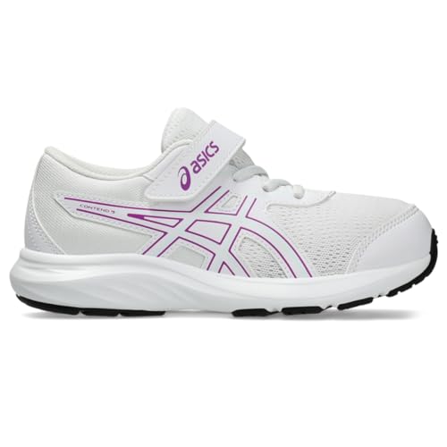 ASICS Kid's Contend 9 Pre-School Running Shoes, K13, White/Soothing SEA