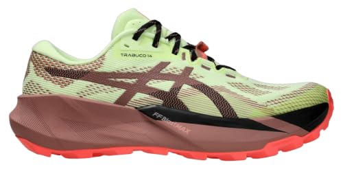 Asics Trabuco 14 Men's Running Shoes, Illuminate Yellow Umeboshi, 11.5 US