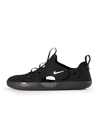 Nike Little Kids Sunray Protect 4 Sandals, Black/White-Anthracite, 12C