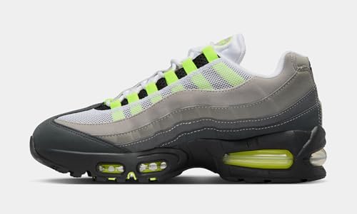 Nike Air Max 95 Big Bubble Neon Womens Running Shoes (Black/Neon Yelow/Anthracite/Light Graphite) Size 6