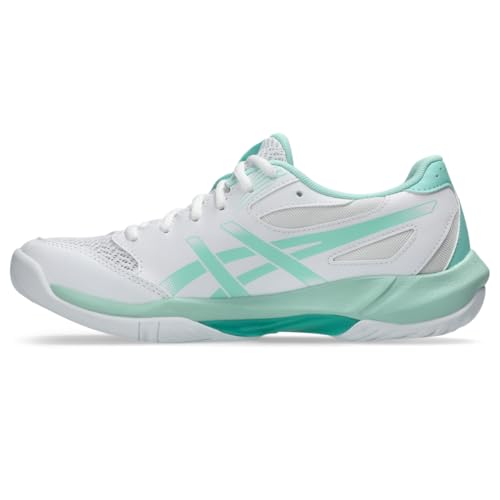 ASICS Women's Gel-Rocket 12 Volleyball Shoes, 8.5, White/Fresh ICE