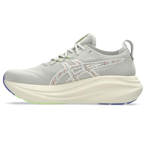 ASICS Men's Gel-Nimbus 27 Trail Running Shoes, 13, Nature Bathing/Lime Green