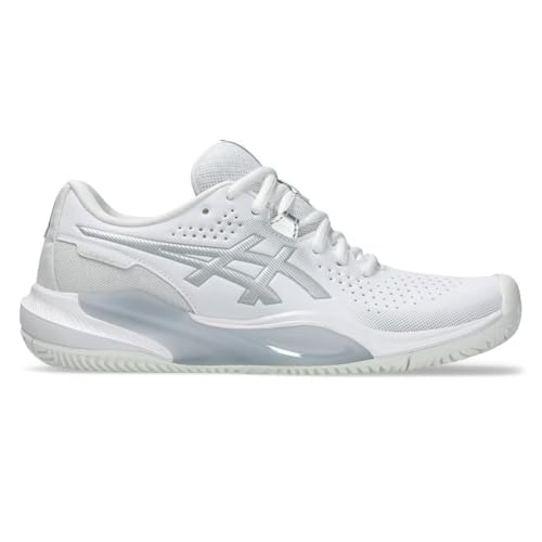 ASICS Women's Gel-Challenger 15 Clay Trainers, White Pure Silver, 10 US