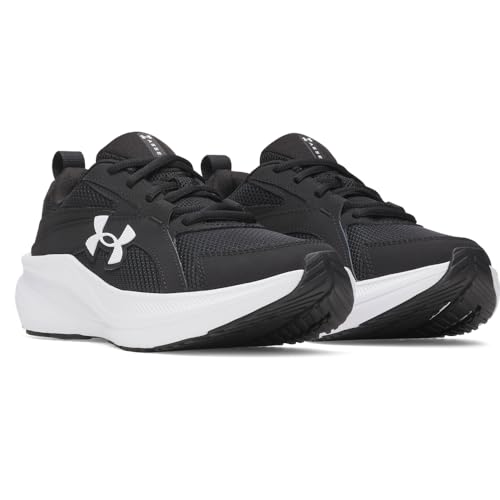 Under Armour Boys' Grade School Charged Assert 11, (001) Black/Black/White, 4.5, US