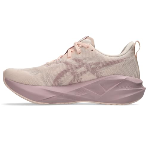 ASICS Women's NOVABLAST 5 Running Shoes, 8, Pearl Pink/MORGANITE