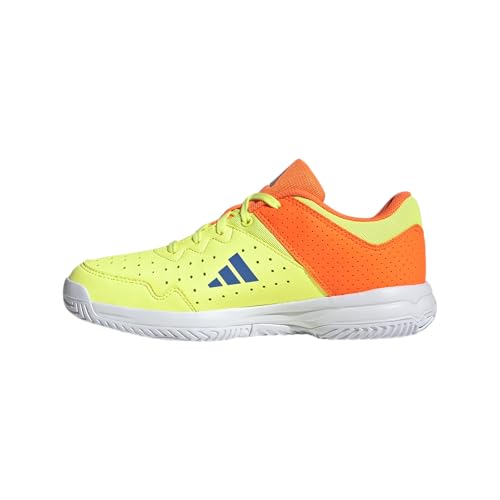 adidas Unisex-Kids Court Stabil Volleyball, Yellow/Ray Blue, 1