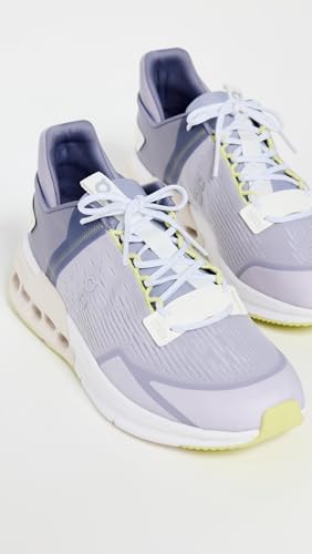On Women's Cloudnova Flux Sneakers, Fade | Moon, Purple, 11 Medium US
