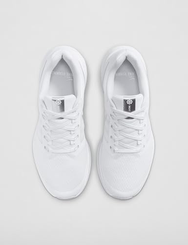 Nike Women's Run Swift 3 Road Running Shoes, White/Metallic Silver-Pure Platinum, 11