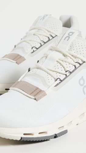 On Men's Cloudnova 2 Sneakers, Ice/Sand, 9.5 Medium US