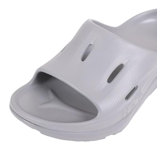 HOKA Ora Recovery Slide 3 Unisex Shoes Size 9, Color: Grey/Grey