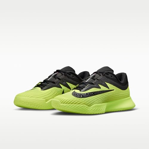 Nike Vapor Pro 3 Women's Hard Court Tennis Shoes (Light Lemon Twist/Blue Ribbon Heather/Laser Fuchsia/Black) Size 7.5