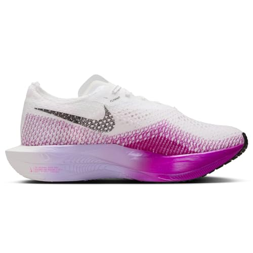 Nike Vaporfly 3 Women's Road Racing Shoes (DV4130-104, White/Vivid Purple/Purple) Size 9