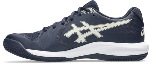 ASICS Men's Gel-Dedicate 9 ClayTennis Shoes, Midnight Oatmeal, 44 EU