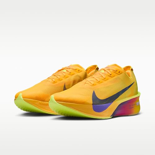 Nike Vaporfly 4 Men's Road Racing Shoes (Citron Pulse/Laser Orange/Volt Ice/Indigo Burst) Size 10.5