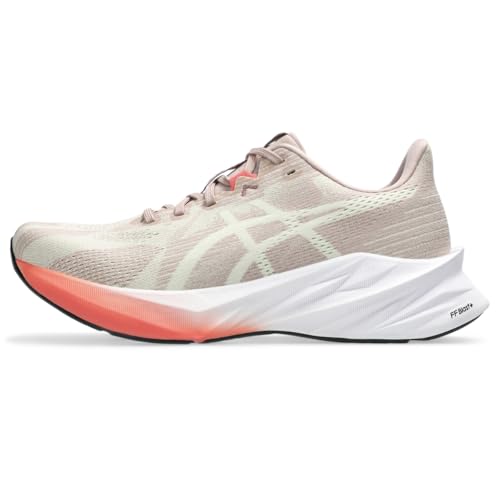ASICS Women's DYNABLAST 5 Running Shoes, 11, Fawn/Oyster White