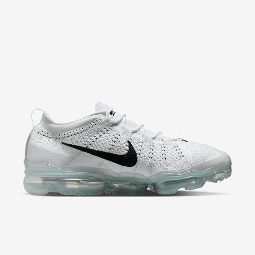 Nike Air Vapormax 2023 Flyknit Men's Shoes (DV1678-102, White/White/Pure Platinum/Black) Size 7