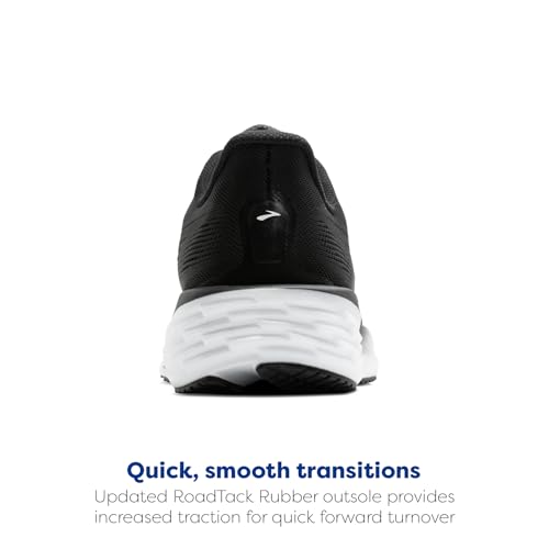 Brooks Women’s Launch 12 Neutral Running Shoe - Black/Grey/White - 8.5 Medium