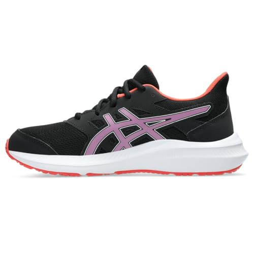 ASICS Kid's JOLT 4 Grade School Running Shoes, 5, Black/UBE
