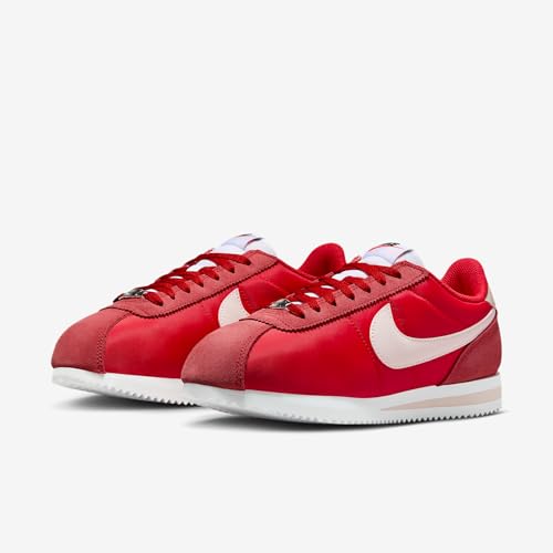 Nike Cortez Textile Shoes (University Red/White/Silt Red) Size 10