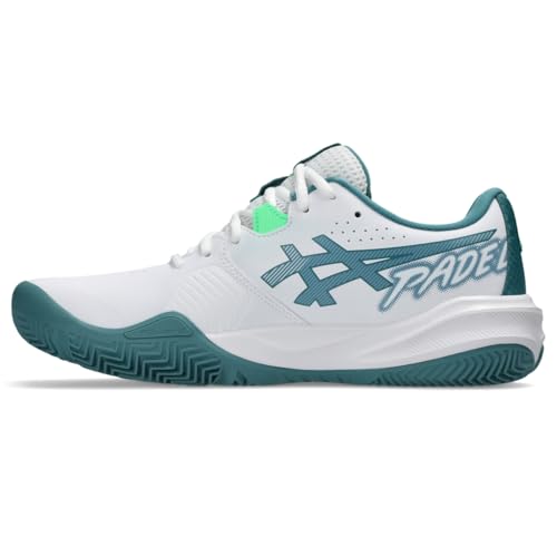ASICS Men's Gel-Challenger 15 Padel Tennis Shoes, 7, White/Misty Pine