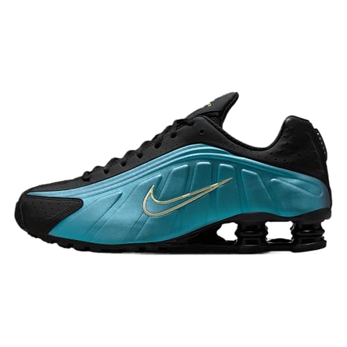 Nike Shox R4 Men's Shoes (Sapphire/Pencil Point/Black/Light Liquid Lime) Size 10.5