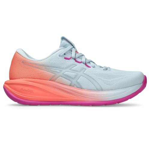 ASICS Women's Gel-Cumulus 28 Running Shoes, 8.5, Sky/Sun Coral