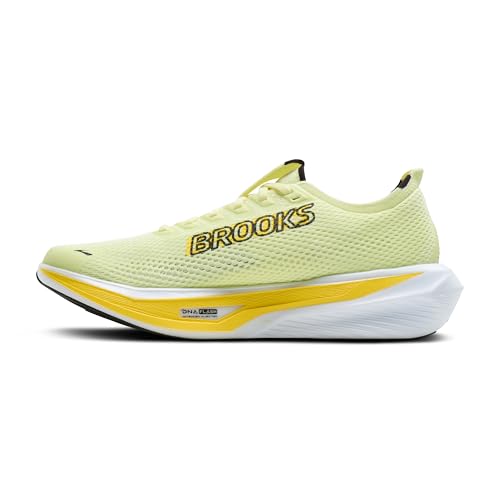 Brooks Men’s Hyperion 3 Neutral Running Shoe - Luminary/Black/Yellow - 8 Medium