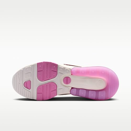 Nike Air Max 270 Premium Women's Shoes (Sail/Light Magenta/Metallic Silver/Light Crimson) Size 8.5