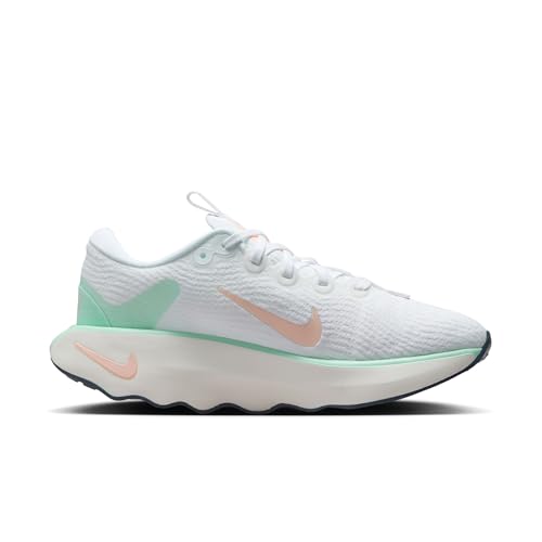 Nike Motiva Women's Walking Shoes (HQ3506-100, White/Mint Foam/Sail/Sunset Tint) Size 9.5