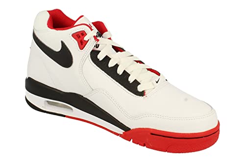Nike Flight Legacy Mens Trainers BQ4212 Sneakers Shoes (UK 9 US 10 EU 44, White Black University red 100)