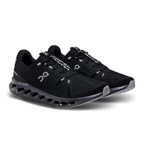 On Womens, Cloudsurfer All Black, 10 Medium