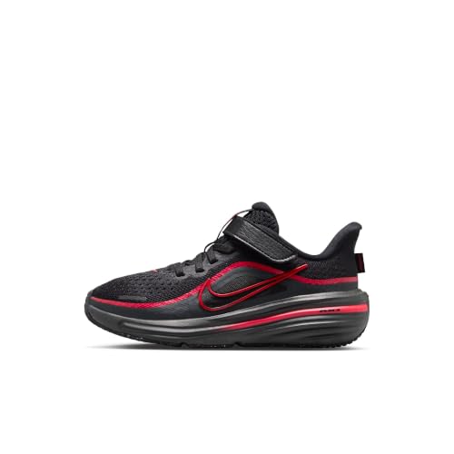 Nike Little Kids Air Winflo 12, Black/Black-Red Orbit-Dark Smoke Grey, 13C