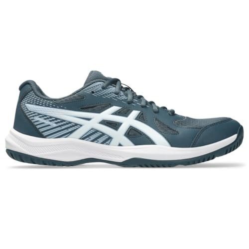 ASICS Men's Upcourt 6 Volleyball Shoes, 9.5, RAW Indigo/White