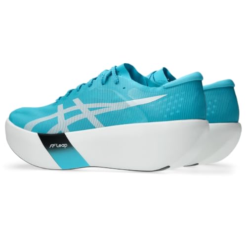 ASICS Unisex METASPEED RAY Running Shoes, Aquarium/White, 13 Women/11.5 Men