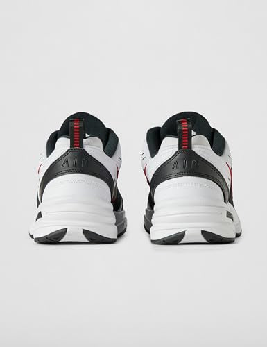Nike Men's Air Monarch IV Training/Workout Shoes, White/Black, 10.5
