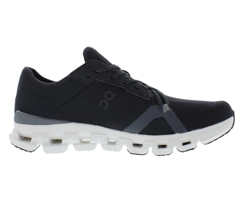 On Women's Cloud X 4 AD Sneakers, Black/Asphalt, 7 Medium US