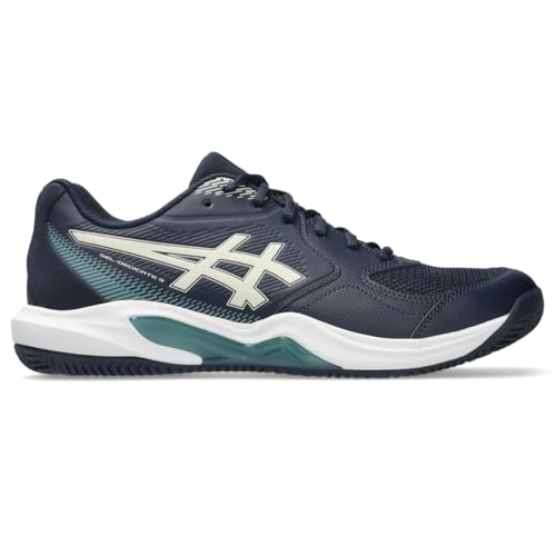 ASICS Men's Gel-Dedicate 9 Clay Tennis Shoes, 9, Midnight/Oatmeal