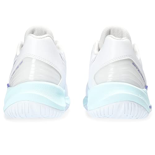 ASICS Women's SKY ELITE FlyteFoam 2 Volleyball Shoes, 9, WHITE/BLUE VIOLET