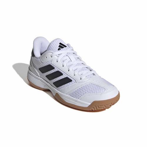 Adidas Unisex-Kids Ligra 8 Indoor Volleyball, White/Black/White, 1