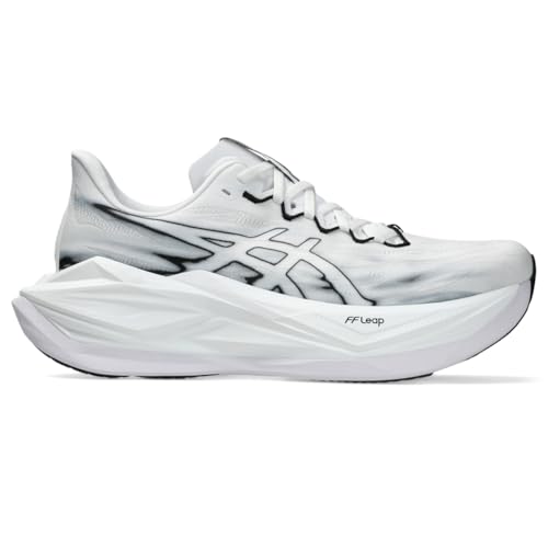 ASICS Unisex SUPERBLAST 3 Running Shoes, 10M / 11.5W, White/Black