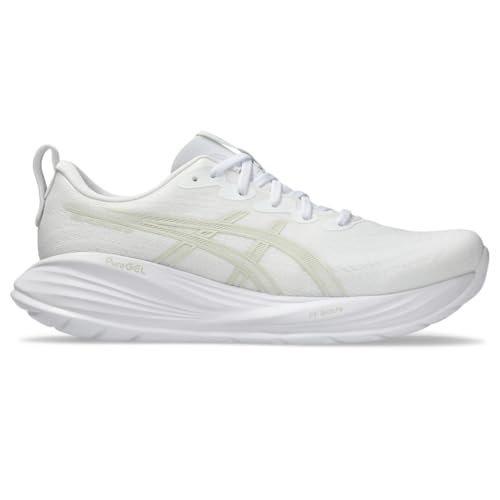 ASICS Men's Gel-Cumulus 27 Running Shoes, 12, White/Lake Grey