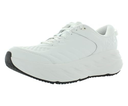 Hoka Women's Bondi Slip Resistant Frost/Frost 9 Medium
