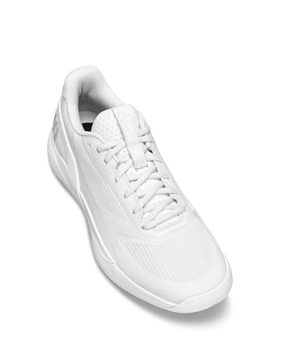 WILSON Rush Pro 5 Men's Tennis Shoe - White/White/White, Size 7